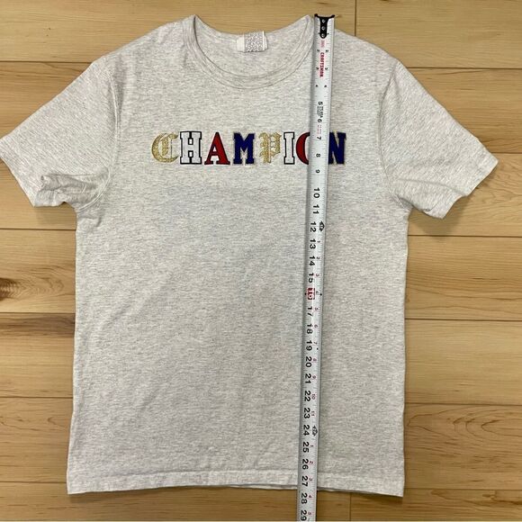 Champion Shirt Mens Medium Old English‎ T-Shirt High School Spellout Heritage - Picture 7 of 10